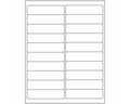 PDC Label Laser Paper Permanent 2 4"x1" White 20 per Sheet, 1000 Sheets per Box | DPSL1-4-M