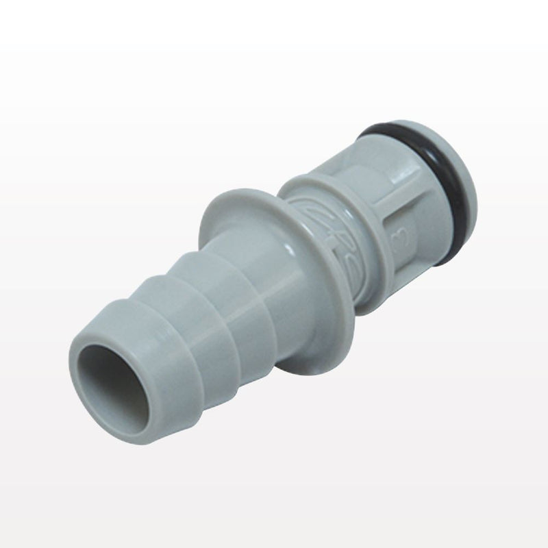 EFC12 Connector, Insert, Non-Valved, Barbed - Fits 3/8 inch ID Tubing (0.375 inch, 9.53mm) - EFC22612