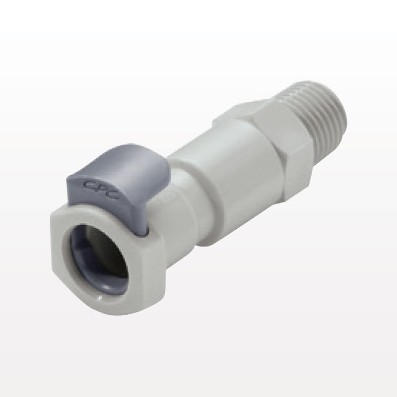 EFC12 Connector, Body, Valved, Threaded - 1/4" NPT - EFCD10412