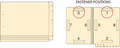 Barkley™ Match End Tab Folder Fas# 1&3 11pt Manila Flush Front 12 1/4" x 9 1/2" 2ply - 250 per Case | ETF119B