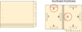 Barkley™ Match End Tab Folder Fas# 3&5 11pt Manila Flush Front 12 1/4" x 9 1/2" 2ply - 250 per Case | ETF120B