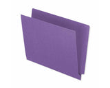 Barkley™ Match End Tab Folder Fas# 3&5 15pt Color Stock Lavender Flush Front 12 1/4" x 9 1/2" 2ply - 250 per Case | ETF135LV