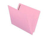 Barkley™ Match End Tab Folder Fas# 1&3 11pt Color Stock Pink Flush Front 12 1/4" x 9 1/2" 2ply - 250 per Case | ETF229BPK