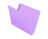Barkley™ Match End Tab Folder Fas# 1&3 11pt Color Stock Lavender Flush Front 12 1/4" x 9 1/2" 2ply - 50 per Box | ETF229LV