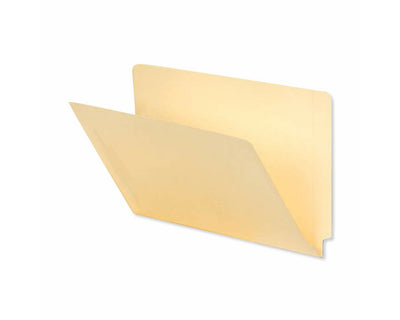 Filepro® End Tab Folder Fastener # 3&5 11pt Manila Flush Front 12-1/4"x9-1/2" 2ply 250 per Case | ETF5B