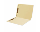 End Tab Folder Fastener Position #1 & #3, 18pt Manila Flush Front 12-1/4"x9-1/2" 1ply 50 per Box | ETF695