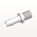 Threaded Connector, Barbed, 100/Bag - Fits 3/16 inch ID (0.188 inch, 4.76 mm) x Rotating 5/16" UNF Internal Thread - GS620