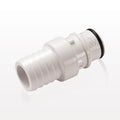HFC35 Connector, Insert, Valved, Barbed - Fits 3/4 inch ID Tubing (0.75 inch, 19.05 mm) - HFCD221235