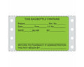 PDC Label Dot Matrix Paper Removable This Bag 3"x1.9375 Fl. Green 2500 per Case | HPFGPR01