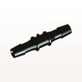 Straight Connector, Barbed, Black, 100/bag - Fits 3/8 inch ID Tubing (0.375 inch, 9.53 mm) - HS1231