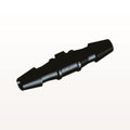 Straight Connector, Barbed, Black, 100/Bag - Fits 1/16 inch ID Tubing (0.063 inch, 1.59 mm) - HS231