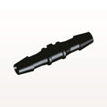 Straight Connector, Barbed, Black, 100/Bag - Fits 3/32 inch ID Tubing (0.094 inch, 2.38 mm) - HS331