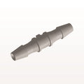 Straight Connector, Barbed, Natural, 100/Bag - Fits 1/8 inch ID Tubing (0.125 inch, 3.18 mm) - HS4