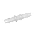 Straight Connector, Barbed, Natural, 100/Bag, - Fits 3/16 inch ID Tubing (0.188 inch, 4.76 mm) - HS6