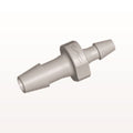 Straight Connector, Reducer, Barbed, Natural, 100/Bag - Fits 3/32 inch ID Tubing x 1/16 inch ID Tubing (0.093 inch x 0.063 inch, 2.4 mm x 1.59 mm) - HSR32