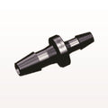 Straight Connector, Reducer, Barbed, Black, 100/Bag - Fits 1/8 inch x 3/32 inch ID Tubing (0.125 inch x 0.094 inch, 3.2 mm x 2.38 mm) - HSR4331