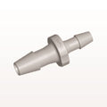 Straight Connector, Reducer, Barbed, Natural, 100/Bag - Fits 1/8 inch x 3/32 inch ID Tubing (0.125 inch x 0.09 inch, 3.2 mm x 2.38 mm) - HSR43