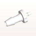 Straight Connector, Reducer, Barbed, White, 100/Bag - Fits 5/32 inch x 1/16 inch ID Tubing (0.156 inch x 0.063 inch, 3.97 mm x 1.59 mm) - HSR5230