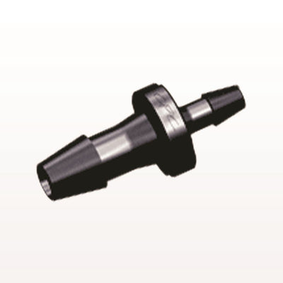 Straight Connector, Reducer, Barbed, Black, 100/Bag - Fits 5/32 inch x 3/32 inch ID Tubing (0.156 inch x 0.094 inch, 3.97 mm x 2.38 mm) - HSR5331