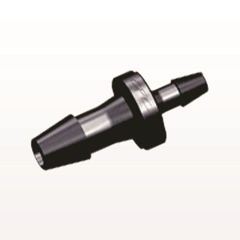 Straight Connector, Reducer, Barbed, Black, 100/Bag - Fits 5/32 inch x 3/32 inch ID Tubing (0.156 inch x 0.094 inch, 3.97 mm x 2.38 mm) - HSR5331