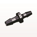 Straight Connector, Reducer, Barbed, Black, 100/Bag - Fits 5/32 inch x 1/8 inch ID Tubing (0.156 inch x 0.125 inch, 3.97 mm x 3.18 mm) - HSR5431