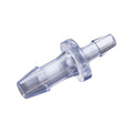 Straight Connector, Reducer, Barbed, Natural, 100/Bag - Fits 3/16 inch x 1/8 inch ID Tubing (0.188 inch x 0.125 inch, 4.76 mm x 3.18 mm) - HSR6491