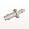 Straight Connector, Reducer, Barbed, Natural, 100/Bag - Fits 3/16 inch x 1/8 inch ID Tubing (0.187 inch x 0.125 inch, 4.76 mm x 3.2 mm) - HSR64