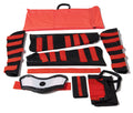 Graham Field Adult Fracture Kit ( Color - Bright Orange Bag, Black/Red Splints ) ( Packaging - ST of 1 )