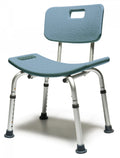 Graham Field Lumex Platinum Collection Bath Seat With Backrest, Retail ( Color - Steel Blue )