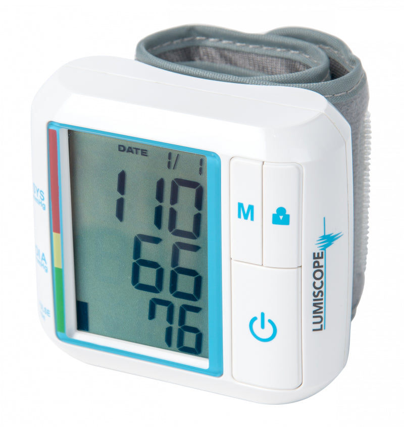 Graham Field Advanced Wrist Blood Pressure Monitor ( Packaging - Each ) ( Color - WHITE UNIT, GREY CUFF )