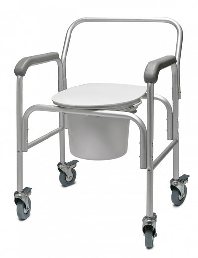Graham Field 3-in-1 Aluminum Commode With Backrest ( Packaging - Case )