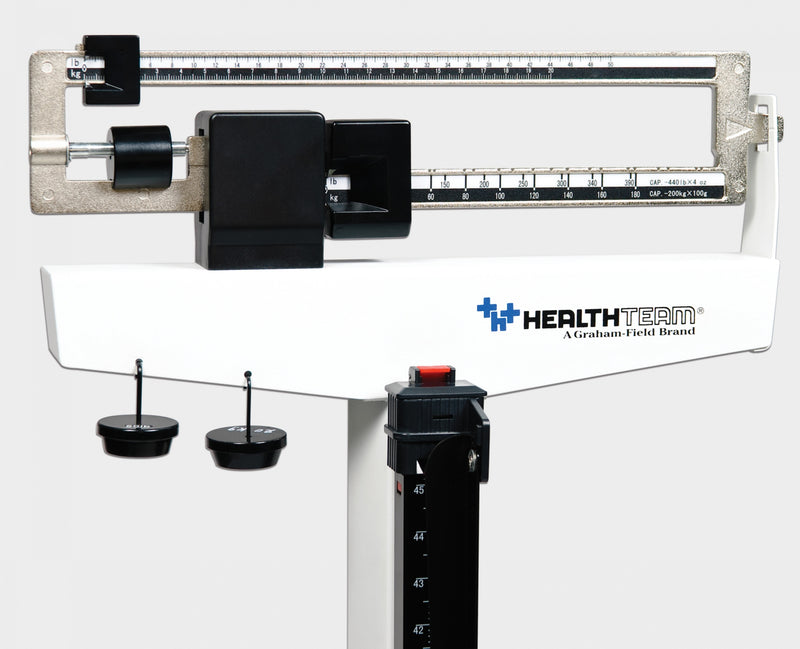 Graham Field Physician Mechanical Beam Scale with Wheels ( Packaging - Each )