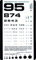 Graham Field Rosenbaum Pocket Vision Screener Card ( Description - 6 3/8" x 3 ½" ) ( Packaging - Each of 1 )