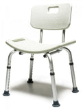 Graham Field Knock Down Bath Seat - Non-Retail With Backrest