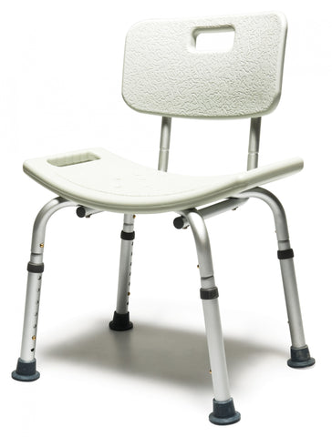 Graham Field Knock Down Bath Seat - Non-Retail With Backrest