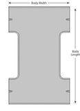 Graham Field 2-Point Slings Canvas Fabric, Without Commode Opening, 220 lb. Weight Capacity ( Packaging - Each of 1 )