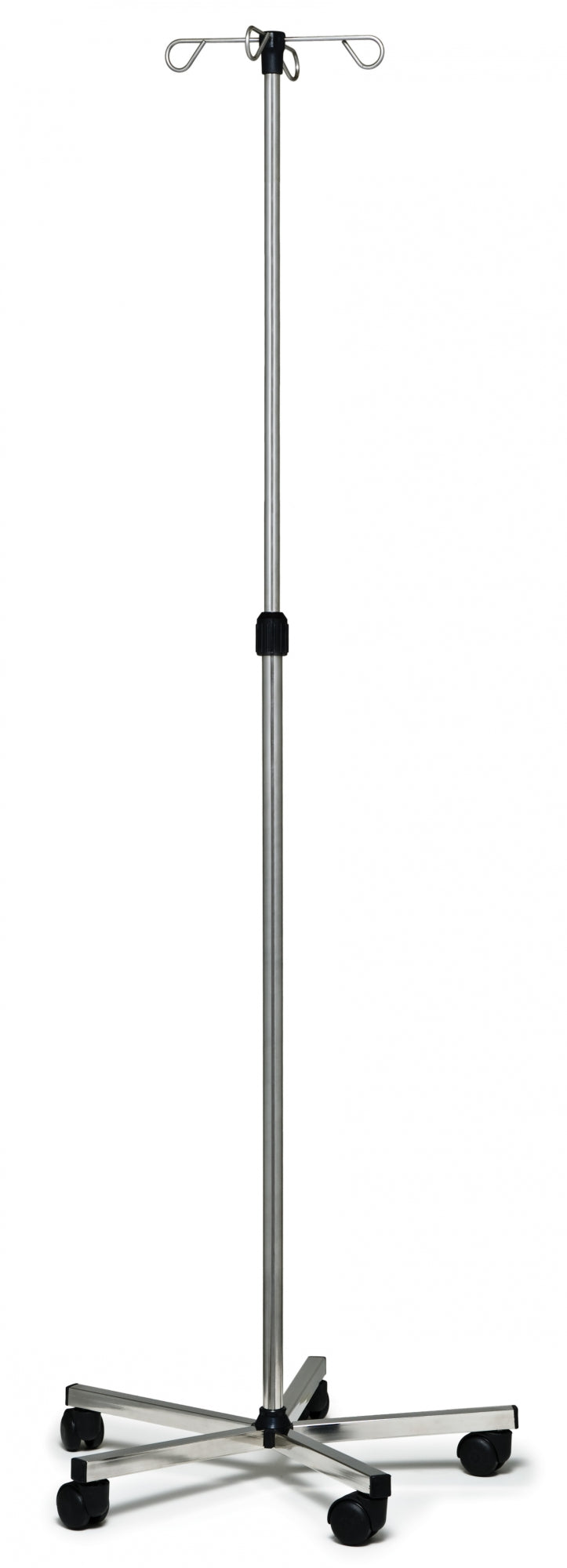 Graham Field Stainless Steel Deluxe IV Stand 4HOOK ( Packaging - Each )