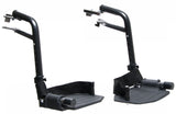 Graham Field Footrest with Aluminum Footplate-Pair ( Packaging - Pair )