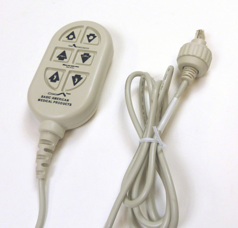 Graham Field Intro Bed Service Parts 6 Function Hand Control - Linak HB00 (Packaging - Each)