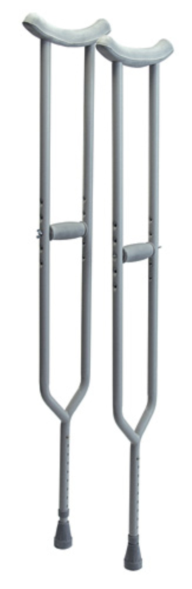 Graham Field Lumex Bariatric: Imperial Steel Crutches ( Packaging - Pair of 1 ) ( Color - Aluminum )