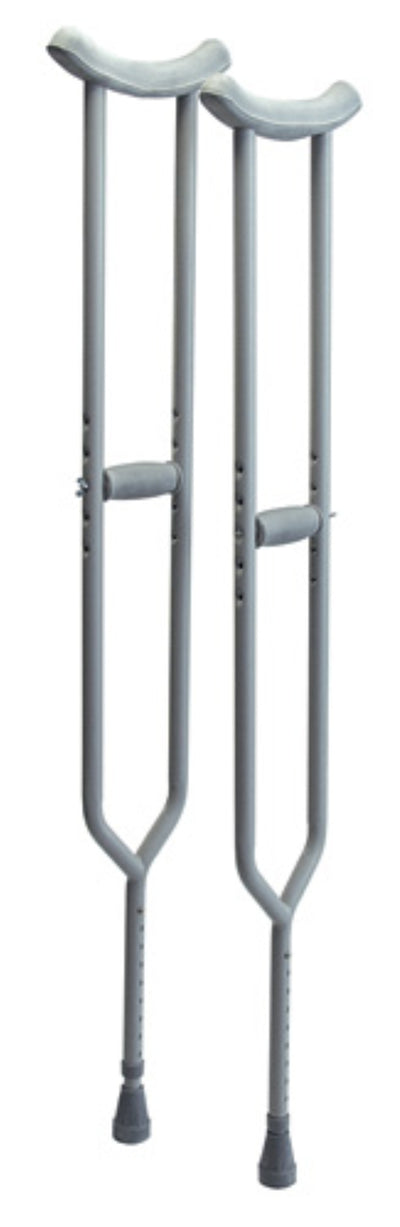 Graham Field Lumex Bariatric Imperial Steel Crutches ( Packaging - Pair of 1 ) ( Color - Aluminum )