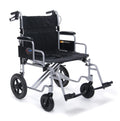 Graham Field W/C BARIATRIC ALUMINUM TRANSPORT CHAIR 24W (400LB WEIGHT CAPACITY, EVENLY DISTRIBUTED) ( Color - Silver ) ( Packaging - Each )