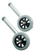 Graham Field Lumex 5" AutoStop Walker Wheels ( Color - Silver ) ( Packaging - Pair of 1 )