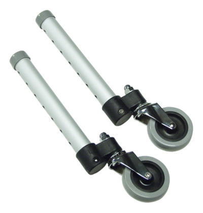 Graham Field Lumex 3" Swivel Walker Wheels ( Color - Aluminum ) ( Packaging - Pair of 1 )