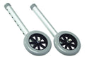 Graham Field Lumex 5" Fixed Walker Wheels ( Color - Silver, Gray ) ( Packaging - Pair of 1 )