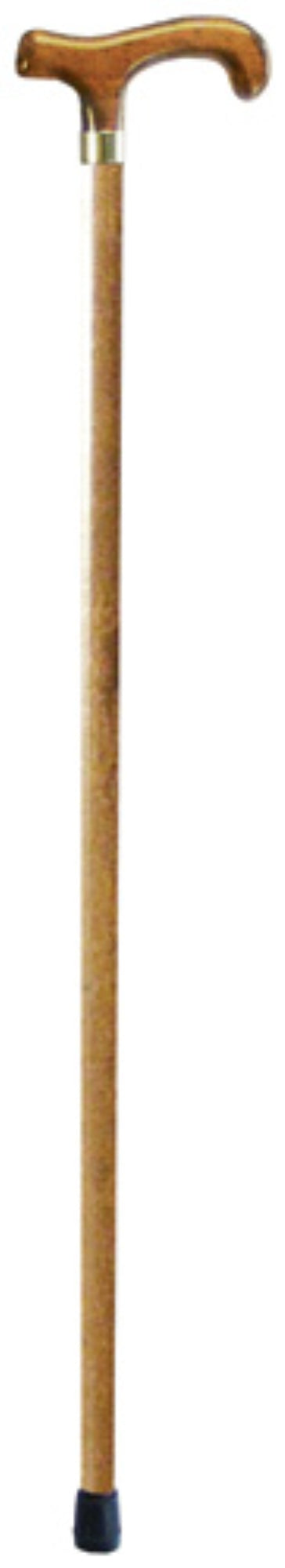 Graham Field Lumex Standard Bariatric: Imperial Derby Style Wooden Cane Walnut Finish Imperial (Bariatric) 1" x 42" ( Packaging - Case of 2 )