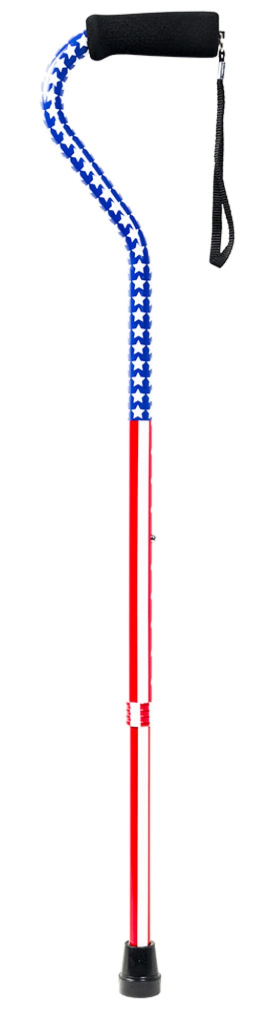American Pride Offset Canes FLAG ( Color - Red White Blue ) ( Packaging - Case )