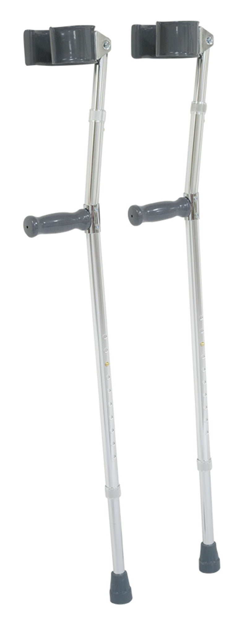Graham Field Forearm Crutches ( Packaging - Pair ) ( Color - Aluminum & Gray )