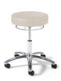 Graham Field Physician Stool, Chrome 360 Hand Release, Polished Aluminum Base ( Packaging - Each ) | 9903-AL
