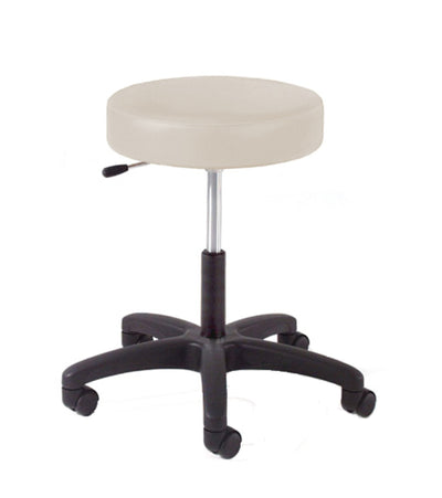 Graham Field Lab/Counter Stool, Single Lever Release, Black Composite Base With Backrest and Foot Ring ( Packaging - Each )